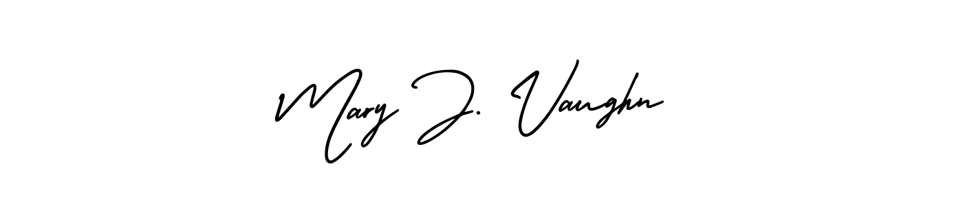 if you are searching for the best signature style for your name Mary J. Vaughn. so please give up your signature search. here we have designed multiple signature styles  using AmerikaSignatureDemo-Regular. Mary J. Vaughn signature style 3 images and pictures png