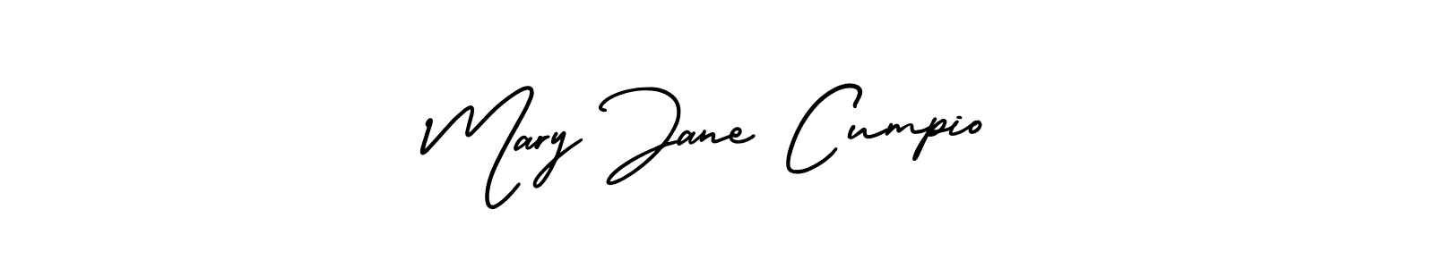 AmerikaSignatureDemo-Regular is a professional signature style that is perfect for those who want to add a touch of class to their signature. It is also a great choice for those who want to make their signature more unique. Get Mary Jane Cumpio name to fancy signature for free. Mary Jane Cumpio signature style 3 images and pictures png