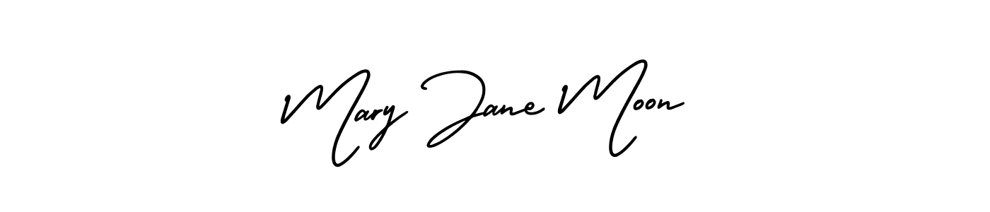 Also You can easily find your signature by using the search form. We will create Mary Jane Moon name handwritten signature images for you free of cost using AmerikaSignatureDemo-Regular sign style. Mary Jane Moon signature style 3 images and pictures png