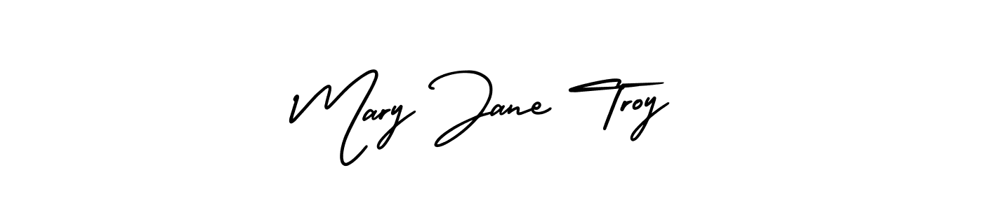 Design your own signature with our free online signature maker. With this signature software, you can create a handwritten (AmerikaSignatureDemo-Regular) signature for name Mary Jane Troy. Mary Jane Troy signature style 3 images and pictures png