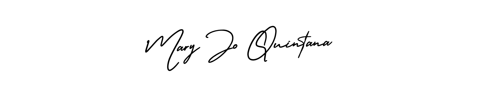 Also You can easily find your signature by using the search form. We will create Mary Jo Quintana name handwritten signature images for you free of cost using AmerikaSignatureDemo-Regular sign style. Mary Jo Quintana signature style 3 images and pictures png