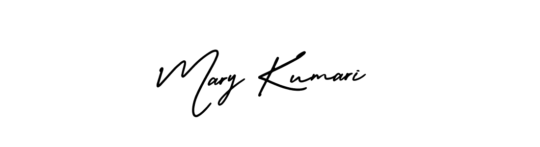 Make a beautiful signature design for name Mary Kumari. With this signature (AmerikaSignatureDemo-Regular) style, you can create a handwritten signature for free. Mary Kumari signature style 3 images and pictures png