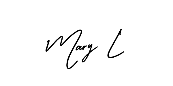 Best and Professional Signature Style for Mary L. AmerikaSignatureDemo-Regular Best Signature Style Collection. Mary L signature style 3 images and pictures png