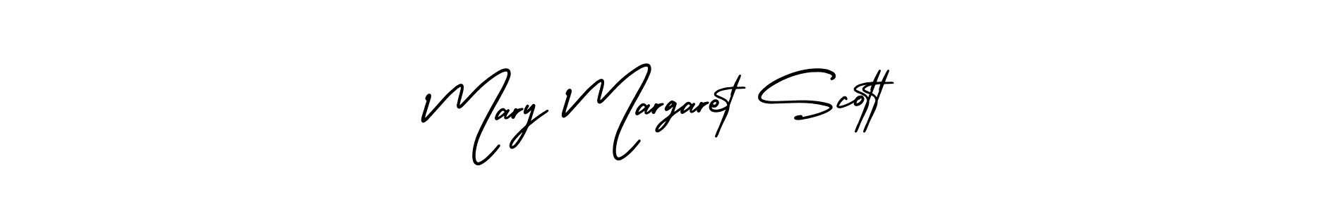 Create a beautiful signature design for name Mary Margaret Scott. With this signature (AmerikaSignatureDemo-Regular) fonts, you can make a handwritten signature for free. Mary Margaret Scott signature style 3 images and pictures png