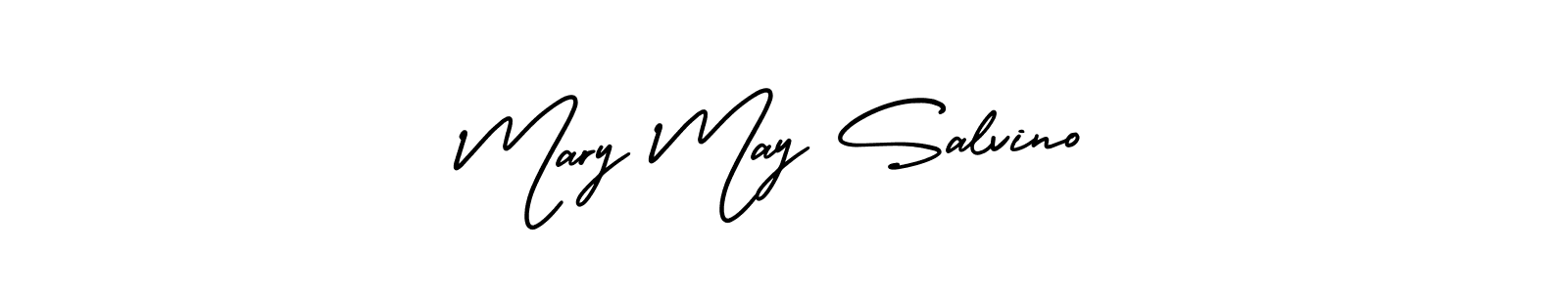 AmerikaSignatureDemo-Regular is a professional signature style that is perfect for those who want to add a touch of class to their signature. It is also a great choice for those who want to make their signature more unique. Get Mary May Salvino name to fancy signature for free. Mary May Salvino signature style 3 images and pictures png