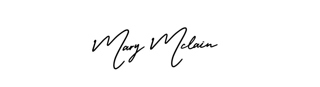 AmerikaSignatureDemo-Regular is a professional signature style that is perfect for those who want to add a touch of class to their signature. It is also a great choice for those who want to make their signature more unique. Get Mary Mclain name to fancy signature for free. Mary Mclain signature style 3 images and pictures png