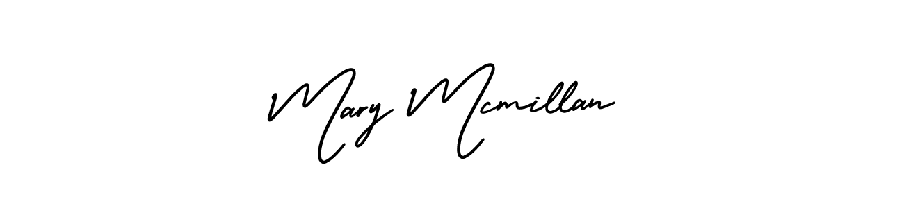 Use a signature maker to create a handwritten signature online. With this signature software, you can design (AmerikaSignatureDemo-Regular) your own signature for name Mary Mcmillan. Mary Mcmillan signature style 3 images and pictures png