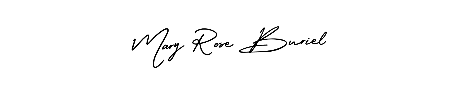 Also You can easily find your signature by using the search form. We will create Mary Rose Buriel name handwritten signature images for you free of cost using AmerikaSignatureDemo-Regular sign style. Mary Rose Buriel signature style 3 images and pictures png