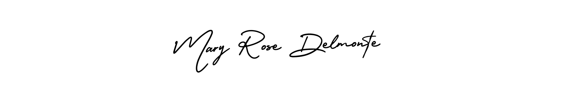 AmerikaSignatureDemo-Regular is a professional signature style that is perfect for those who want to add a touch of class to their signature. It is also a great choice for those who want to make their signature more unique. Get Mary Rose Delmonte name to fancy signature for free. Mary Rose Delmonte signature style 3 images and pictures png