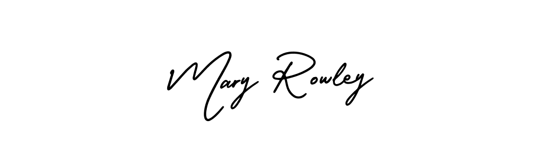 How to make Mary Rowley name signature. Use AmerikaSignatureDemo-Regular style for creating short signs online. This is the latest handwritten sign. Mary Rowley signature style 3 images and pictures png