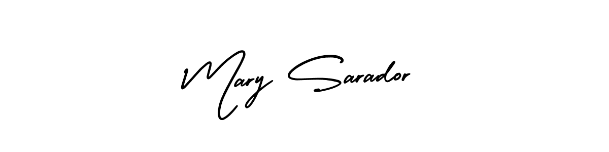 Design your own signature with our free online signature maker. With this signature software, you can create a handwritten (AmerikaSignatureDemo-Regular) signature for name Mary Sarador. Mary Sarador signature style 3 images and pictures png