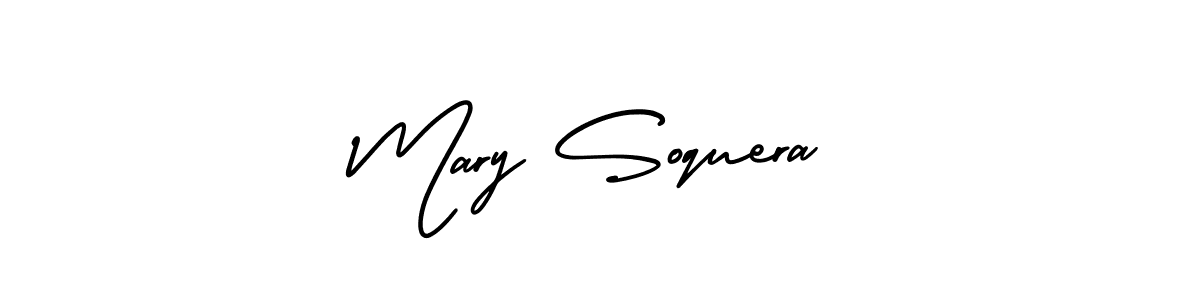 Make a beautiful signature design for name Mary Soquera. With this signature (AmerikaSignatureDemo-Regular) style, you can create a handwritten signature for free. Mary Soquera signature style 3 images and pictures png