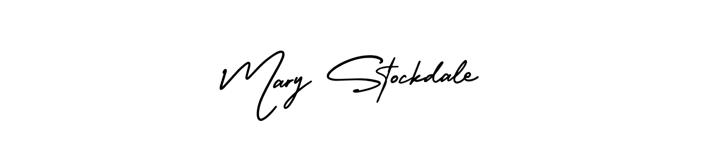 Make a short Mary Stockdale signature style. Manage your documents anywhere anytime using AmerikaSignatureDemo-Regular. Create and add eSignatures, submit forms, share and send files easily. Mary Stockdale signature style 3 images and pictures png