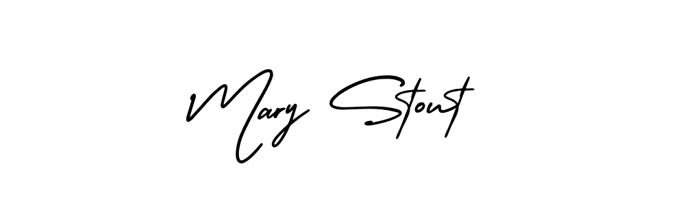 The best way (AmerikaSignatureDemo-Regular) to make a short signature is to pick only two or three words in your name. The name Mary Stout include a total of six letters. For converting this name. Mary Stout signature style 3 images and pictures png