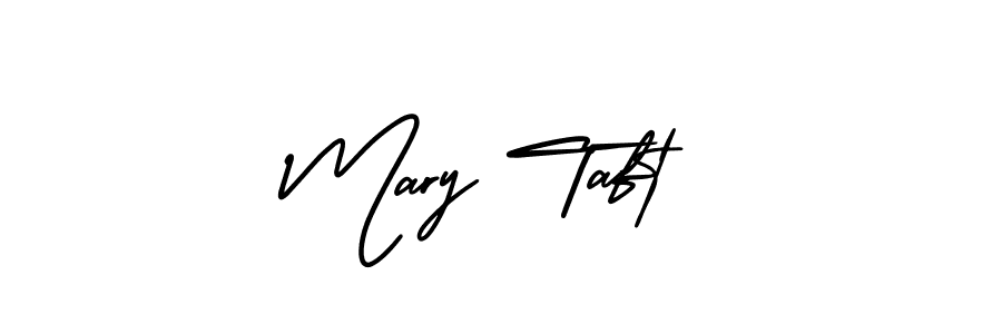 You should practise on your own different ways (AmerikaSignatureDemo-Regular) to write your name (Mary Taft) in signature. don't let someone else do it for you. Mary Taft signature style 3 images and pictures png
