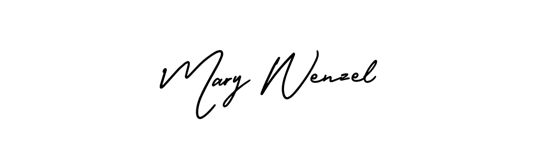 It looks lik you need a new signature style for name Mary Wenzel. Design unique handwritten (AmerikaSignatureDemo-Regular) signature with our free signature maker in just a few clicks. Mary Wenzel signature style 3 images and pictures png