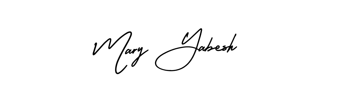 Make a beautiful signature design for name Mary Yabesh. Use this online signature maker to create a handwritten signature for free. Mary Yabesh signature style 3 images and pictures png