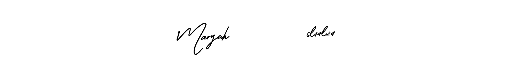 Use a signature maker to create a handwritten signature online. With this signature software, you can design (AmerikaSignatureDemo-Regular) your own signature for name Maryah         6l14l24. Maryah         6l14l24 signature style 3 images and pictures png