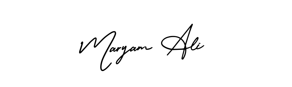 Make a short Maryam Ali signature style. Manage your documents anywhere anytime using AmerikaSignatureDemo-Regular. Create and add eSignatures, submit forms, share and send files easily. Maryam Ali signature style 3 images and pictures png