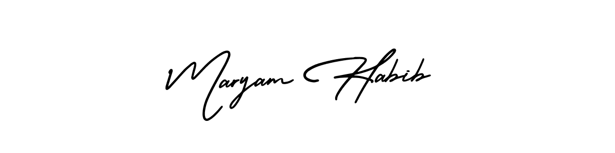 Here are the top 10 professional signature styles for the name Maryam Habib. These are the best autograph styles you can use for your name. Maryam Habib signature style 3 images and pictures png