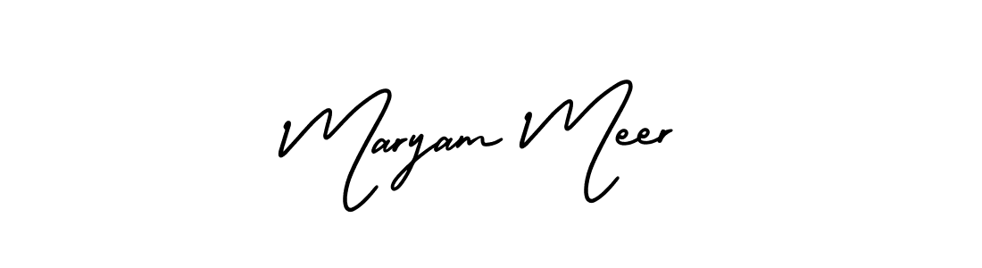 Check out images of Autograph of Maryam Meer name. Actor Maryam Meer Signature Style. AmerikaSignatureDemo-Regular is a professional sign style online. Maryam Meer signature style 3 images and pictures png