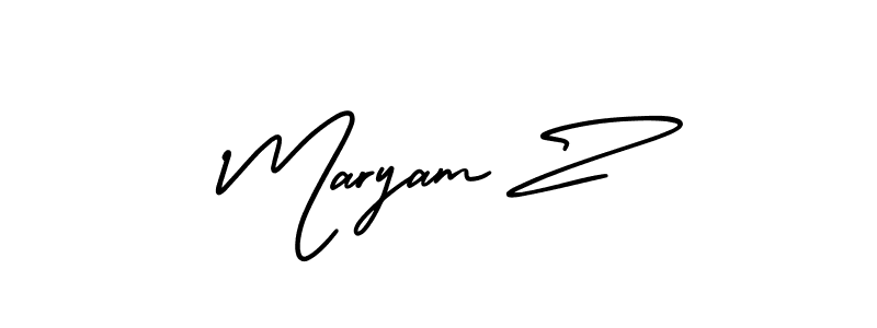 Similarly AmerikaSignatureDemo-Regular is the best handwritten signature design. Signature creator online .You can use it as an online autograph creator for name Maryam Z. Maryam Z signature style 3 images and pictures png