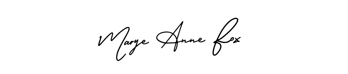 How to make Marye Anne Fox name signature. Use AmerikaSignatureDemo-Regular style for creating short signs online. This is the latest handwritten sign. Marye Anne Fox signature style 3 images and pictures png