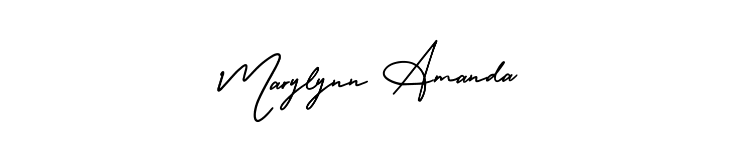 How to make Marylynn Amanda signature? AmerikaSignatureDemo-Regular is a professional autograph style. Create handwritten signature for Marylynn Amanda name. Marylynn Amanda signature style 3 images and pictures png