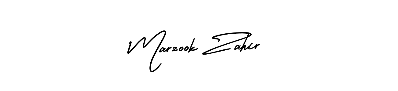 How to make Marzook Zahir name signature. Use AmerikaSignatureDemo-Regular style for creating short signs online. This is the latest handwritten sign. Marzook Zahir signature style 3 images and pictures png