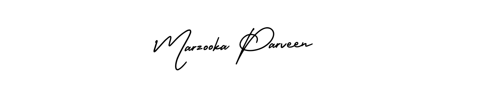 Similarly AmerikaSignatureDemo-Regular is the best handwritten signature design. Signature creator online .You can use it as an online autograph creator for name Marzooka Parveen. Marzooka Parveen signature style 3 images and pictures png