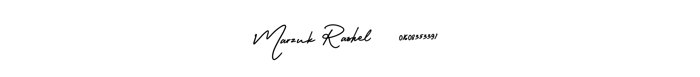 Make a beautiful signature design for name Marzuk Rashel   01608353391. With this signature (AmerikaSignatureDemo-Regular) style, you can create a handwritten signature for free. Marzuk Rashel   01608353391 signature style 3 images and pictures png