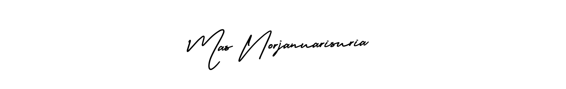 Also we have Mas Norjanuarisuria name is the best signature style. Create professional handwritten signature collection using AmerikaSignatureDemo-Regular autograph style. Mas Norjanuarisuria signature style 3 images and pictures png