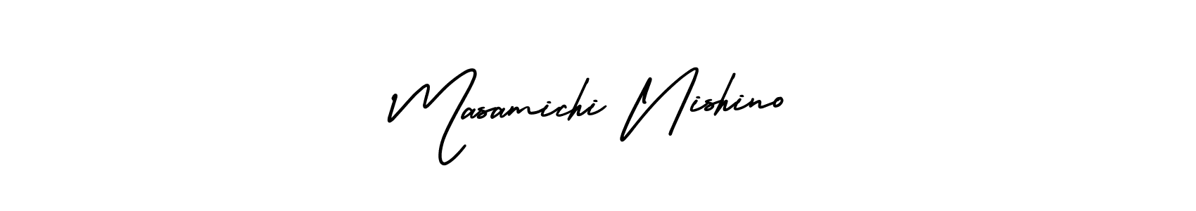 Similarly AmerikaSignatureDemo-Regular is the best handwritten signature design. Signature creator online .You can use it as an online autograph creator for name Masamichi Nishino. Masamichi Nishino signature style 3 images and pictures png