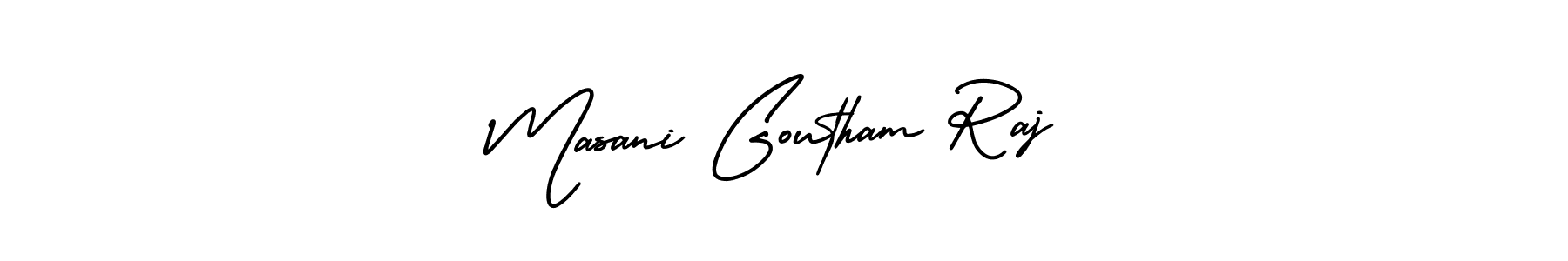 Also we have Masani Goutham Raj name is the best signature style. Create professional handwritten signature collection using AmerikaSignatureDemo-Regular autograph style. Masani Goutham Raj signature style 3 images and pictures png