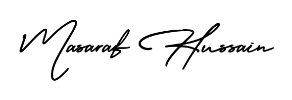 Create your official email sign-off with Masaraf Hussain name in AmerikaSignatureDemo-Regular style. Crisp, clean, and perfectly legible across all screens. Masaraf Hussain signature style 3 images and pictures png