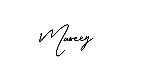 Make a beautiful signature design for name Maseey. With this signature (AmerikaSignatureDemo-Regular) style, you can create a handwritten signature for free. Maseey signature style 3 images and pictures png