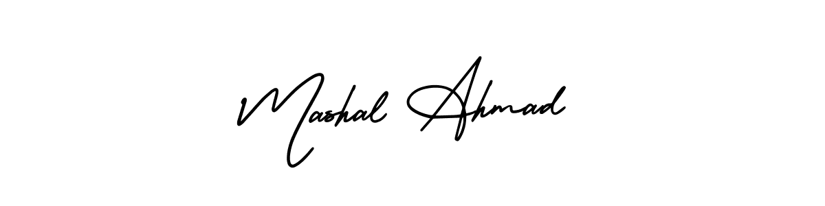Design your own signature with our free online signature maker. With this signature software, you can create a handwritten (AmerikaSignatureDemo-Regular) signature for name Mashal Ahmad. Mashal Ahmad signature style 3 images and pictures png