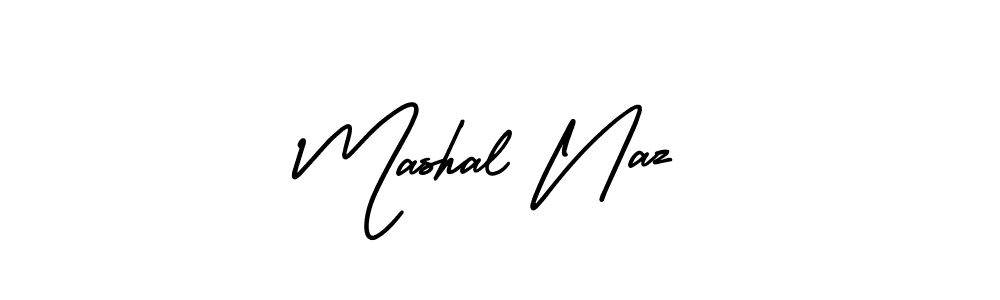 Make a beautiful signature design for name Mashal Naz. With this signature (AmerikaSignatureDemo-Regular) style, you can create a handwritten signature for free. Mashal Naz signature style 3 images and pictures png