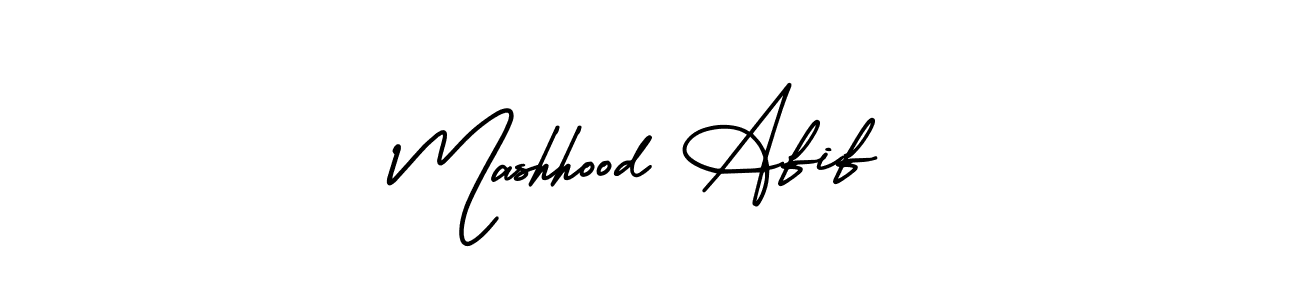 How to Draw Mashhood Afif signature style? AmerikaSignatureDemo-Regular is a latest design signature styles for name Mashhood Afif. Mashhood Afif signature style 3 images and pictures png