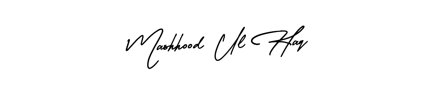 Make a beautiful signature design for name Mashhood Ul Haq. Use this online signature maker to create a handwritten signature for free. Mashhood Ul Haq signature style 3 images and pictures png