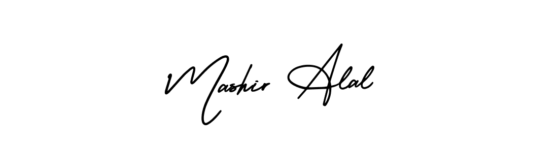The best way (AmerikaSignatureDemo-Regular) to make a short signature is to pick only two or three words in your name. The name Mashir Alal include a total of six letters. For converting this name. Mashir Alal signature style 3 images and pictures png