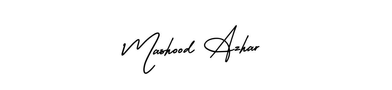 Mashood Azhar stylish signature style. Best Handwritten Sign (AmerikaSignatureDemo-Regular) for my name. Handwritten Signature Collection Ideas for my name Mashood Azhar. Mashood Azhar signature style 3 images and pictures png