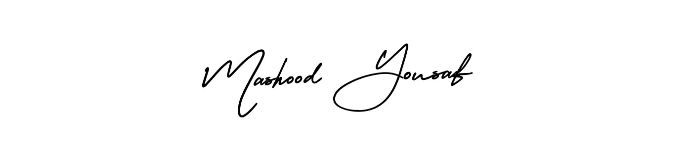 See photos of Mashood Yousaf official signature by Spectra . Check more albums & portfolios. Read reviews & check more about AmerikaSignatureDemo-Regular font. Mashood Yousaf signature style 3 images and pictures png