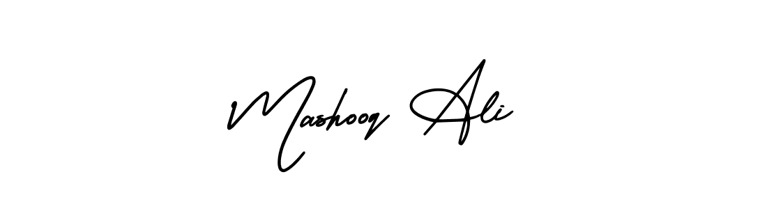 This is the best signature style for the Mashooq Ali name. Also you like these signature font (AmerikaSignatureDemo-Regular). Mix name signature. Mashooq Ali signature style 3 images and pictures png