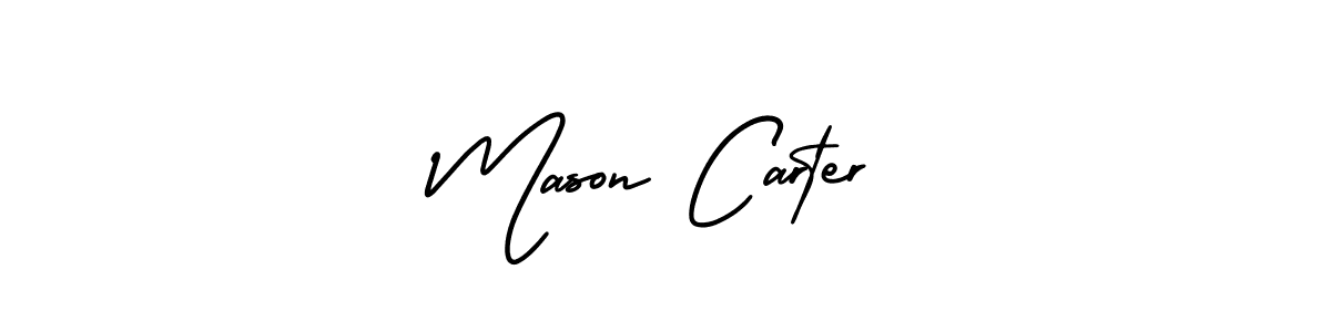 Also we have Mason Carter name is the best signature style. Create professional handwritten signature collection using AmerikaSignatureDemo-Regular autograph style. Mason Carter signature style 3 images and pictures png