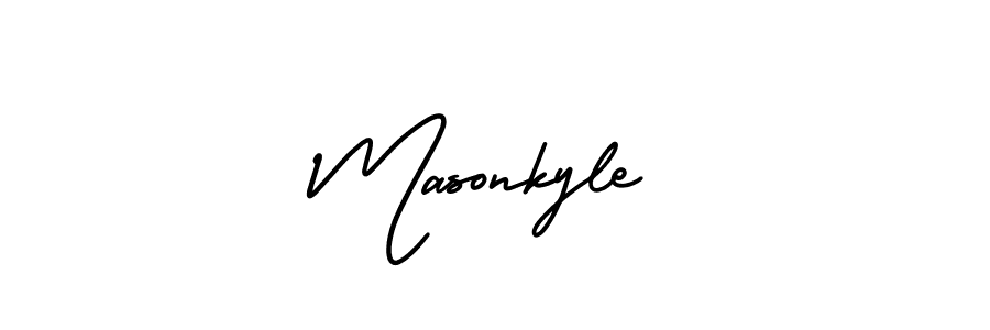 Once you've used our free online signature maker to create your best signature AmerikaSignatureDemo-Regular style, it's time to enjoy all of the benefits that Masonkyle name signing documents. Masonkyle signature style 3 images and pictures png