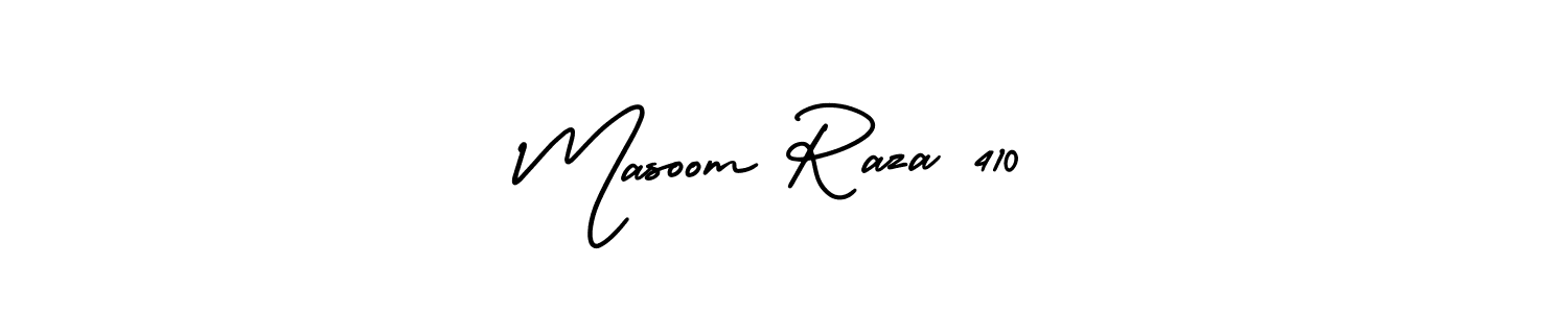 Design your own signature with our free online signature maker. With this signature software, you can create a handwritten (AmerikaSignatureDemo-Regular) signature for name Masoom Raza 410. Masoom Raza 410 signature style 3 images and pictures png