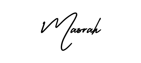 A dynamic signature style for Masrah using AmerikaSignatureDemo-Regular script. Designed to look authentic, handwritten, and professional. Masrah signature style 3 images and pictures png
