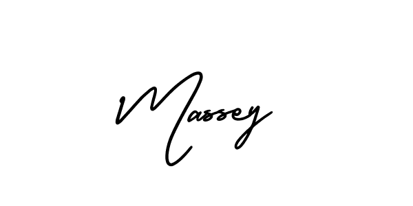 Massey stylish signature style. Best Handwritten Sign (AmerikaSignatureDemo-Regular) for my name. Handwritten Signature Collection Ideas for my name Massey. Massey signature style 3 images and pictures png