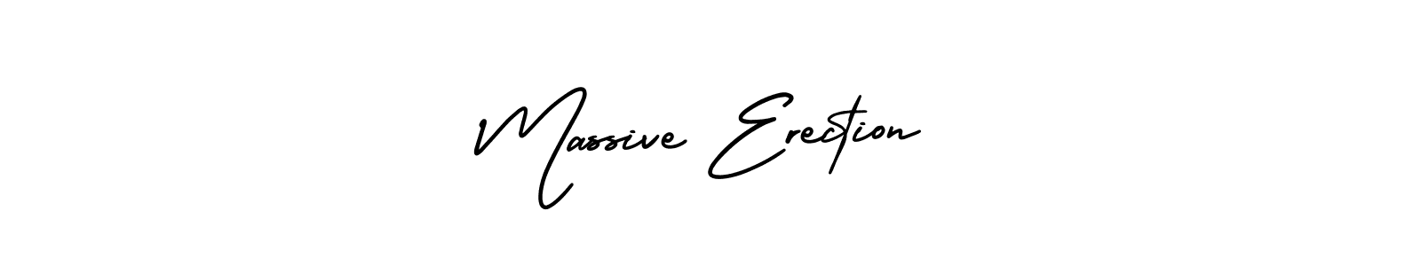 Similarly AmerikaSignatureDemo-Regular is the best handwritten signature design. Signature creator online .You can use it as an online autograph creator for name Massive Erection. Massive Erection signature style 3 images and pictures png
